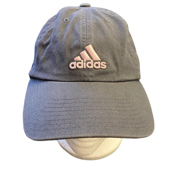 Adidas Climalite Baseball Cap Blue Pink Adjustable - Picture 1 of 8